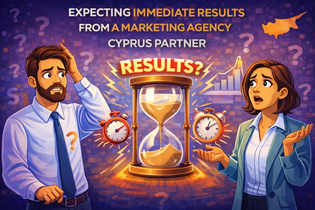 4. Expecting Immediate Results from a Marketing Agency Cyprus Partner