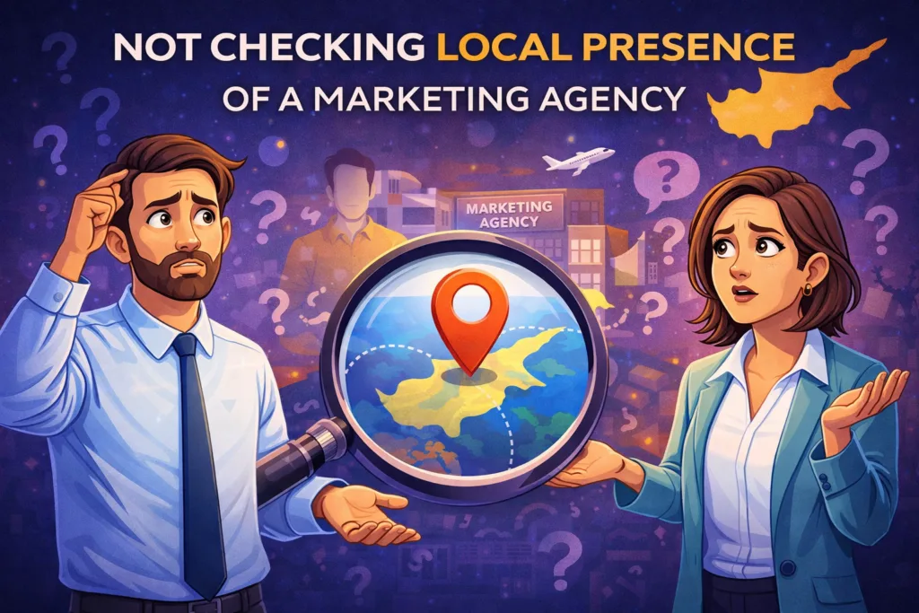 7. Not Checking the Marketing Agency Cyprus Presence Before Hiring