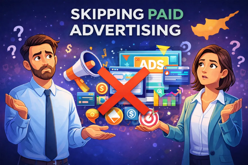 5. Skipping Paid Advertising When Hiring a Marketing Agency Cyprus Businesses Use