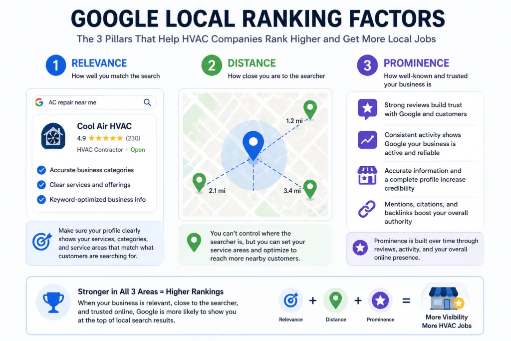 google local ranking factors hvac - google business profile hvac