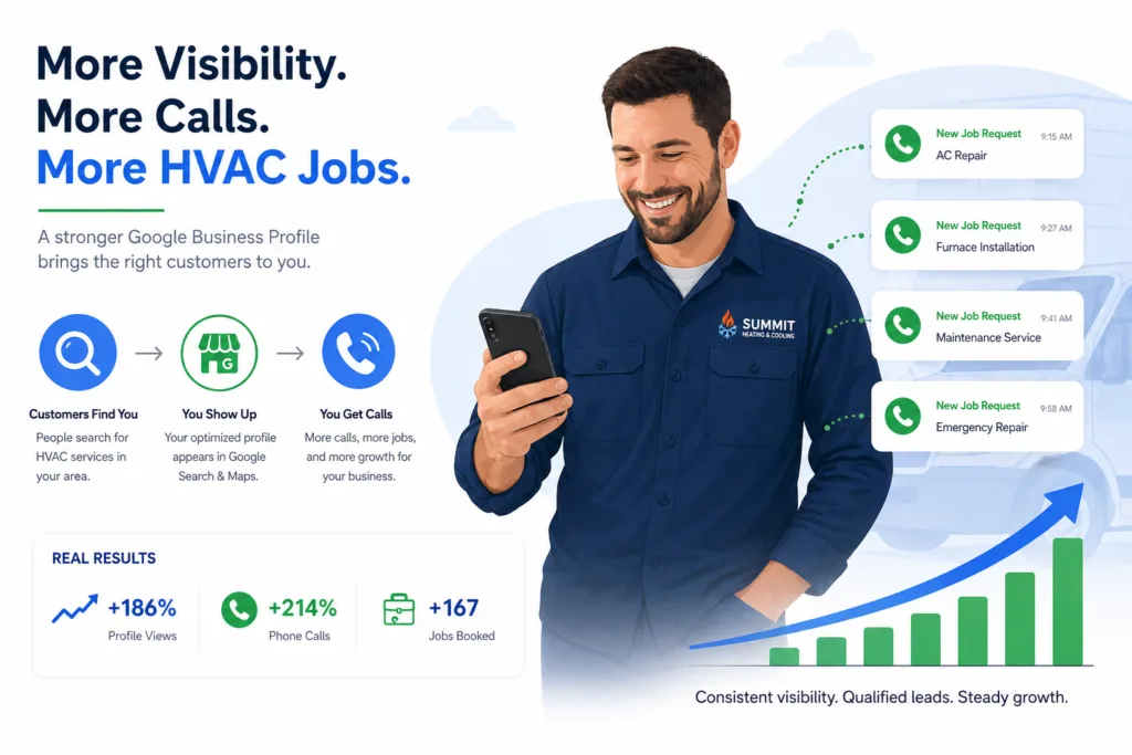 hvac business growth calls - google business profile hvac