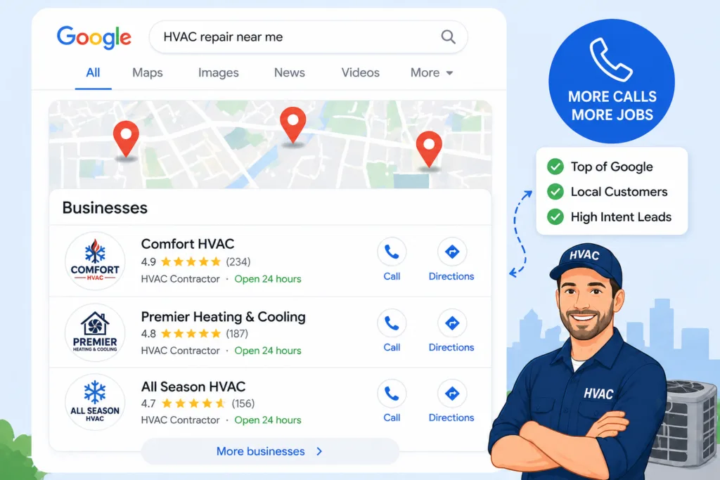 hvac google business profile leads - google business profile hvac