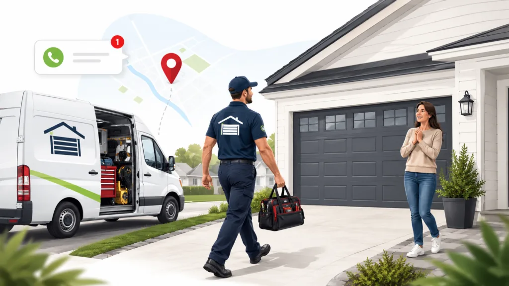 emergency garage door repair leads