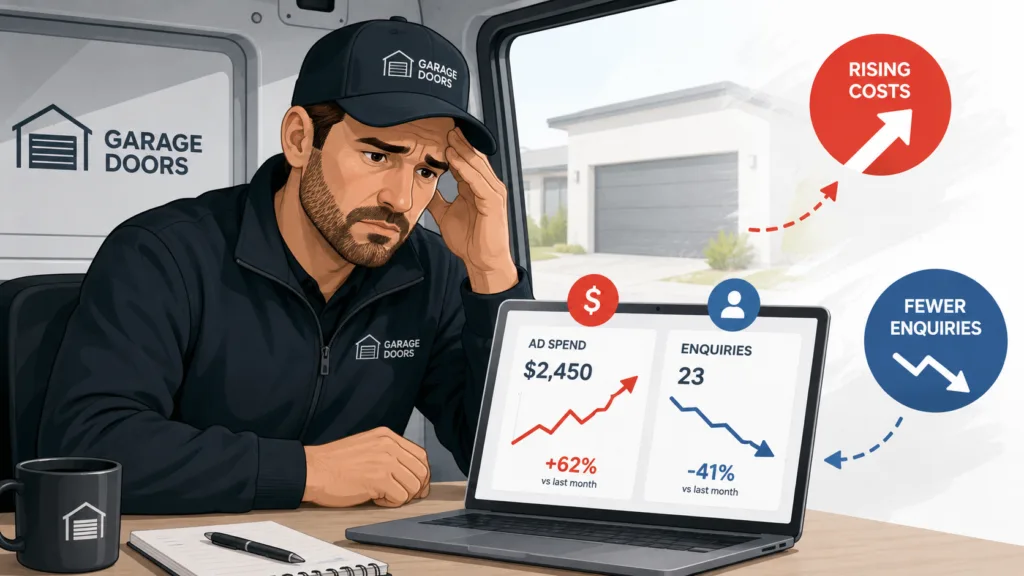 garage door advertising costs