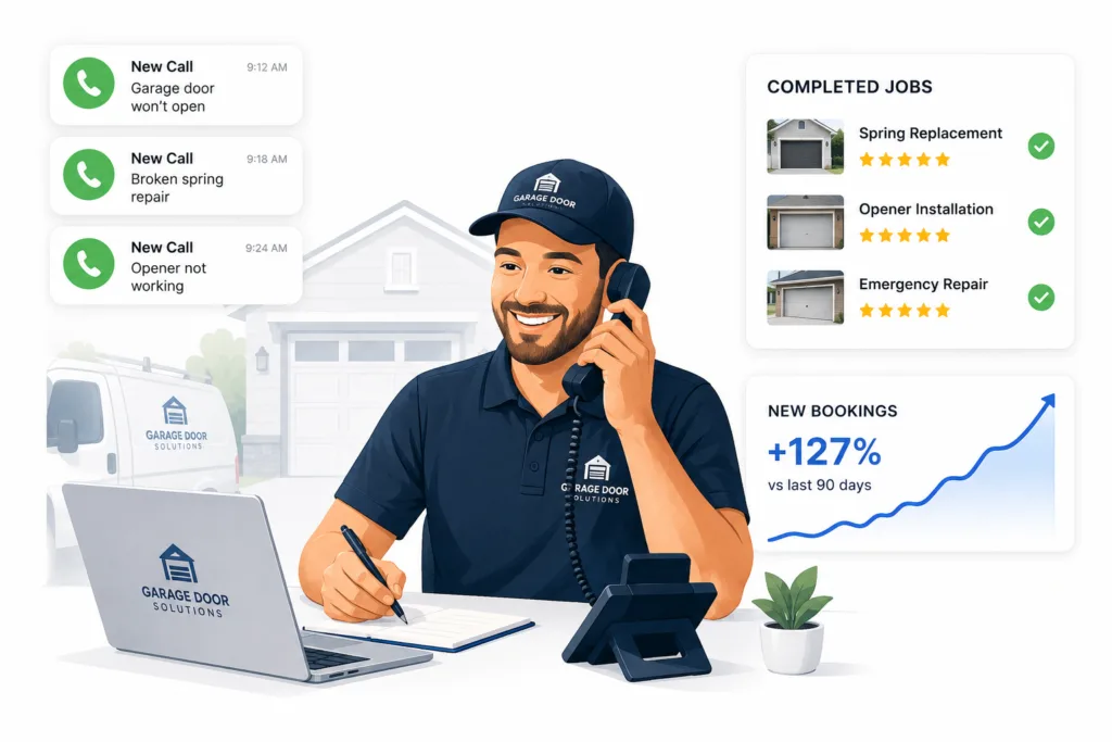 garage door business growth calls