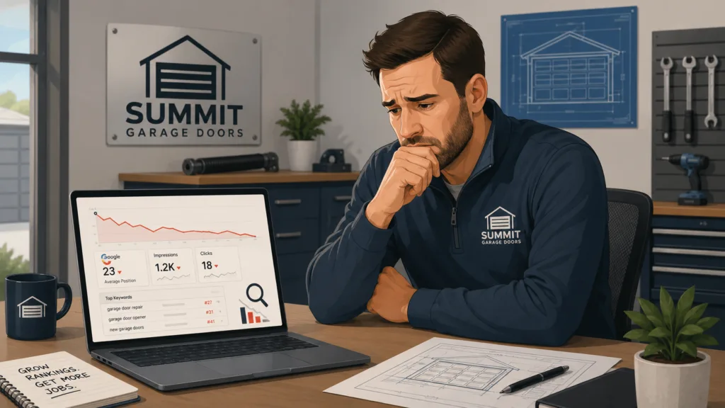garage door seo usa ranking issues