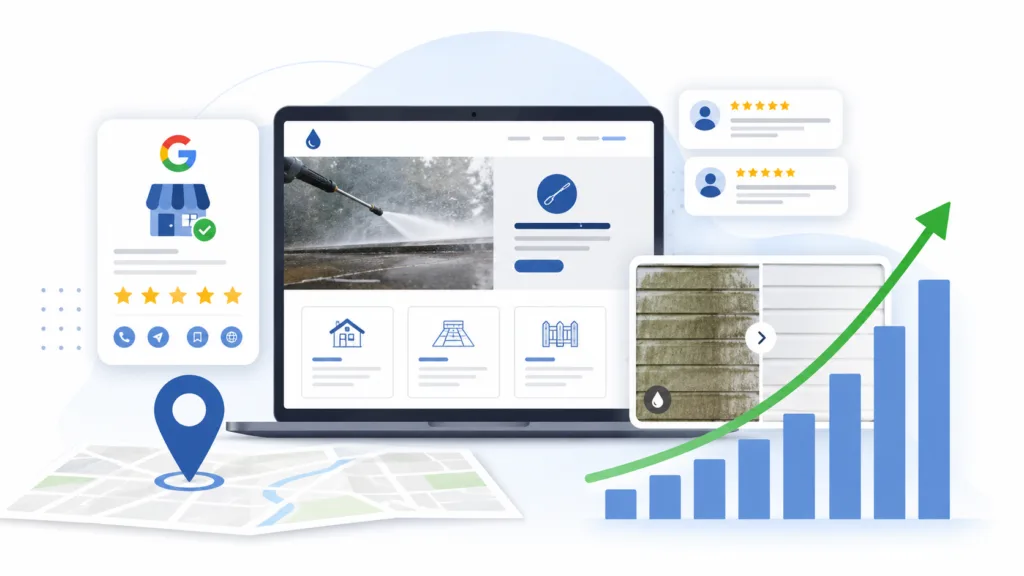 how to improve pressure washing seo