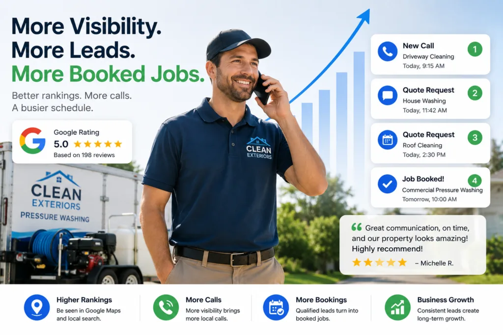 pressure washing business growth calls