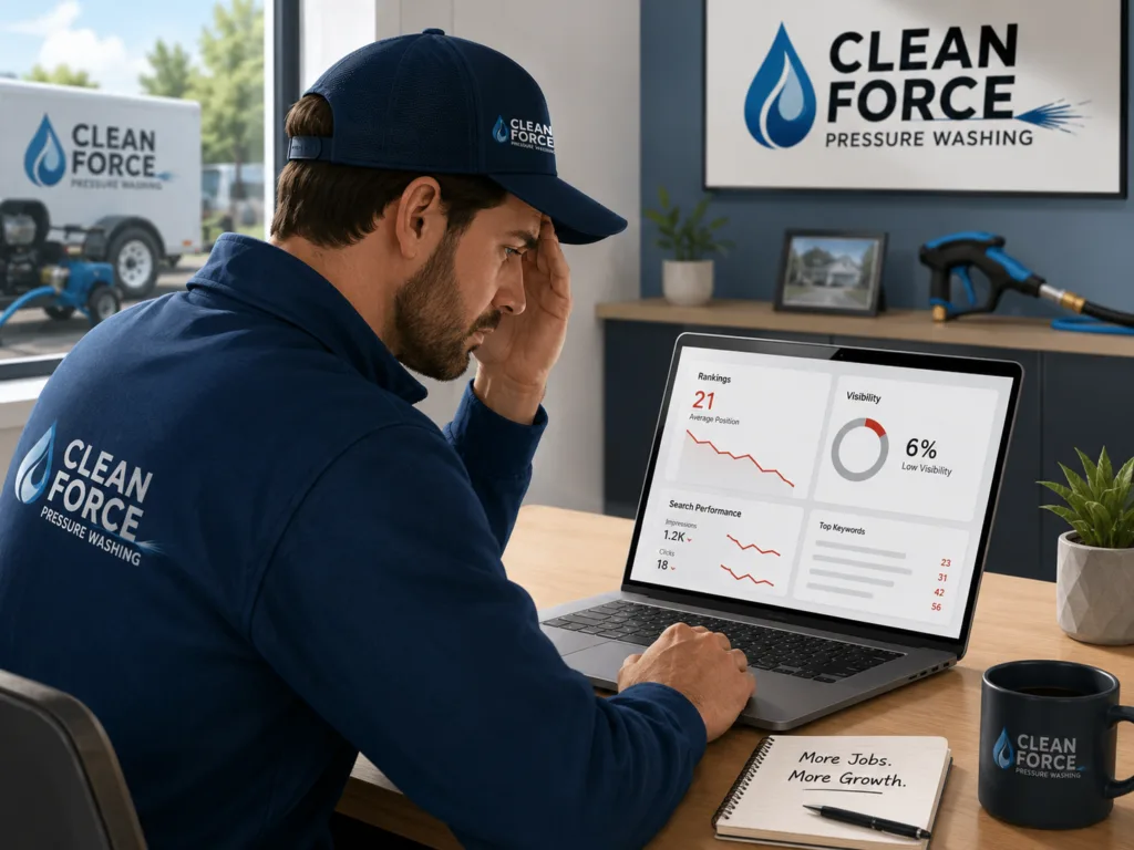 pressure washing seo usa ranking issues