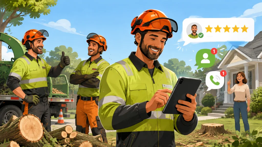 tree service reviews generate leads