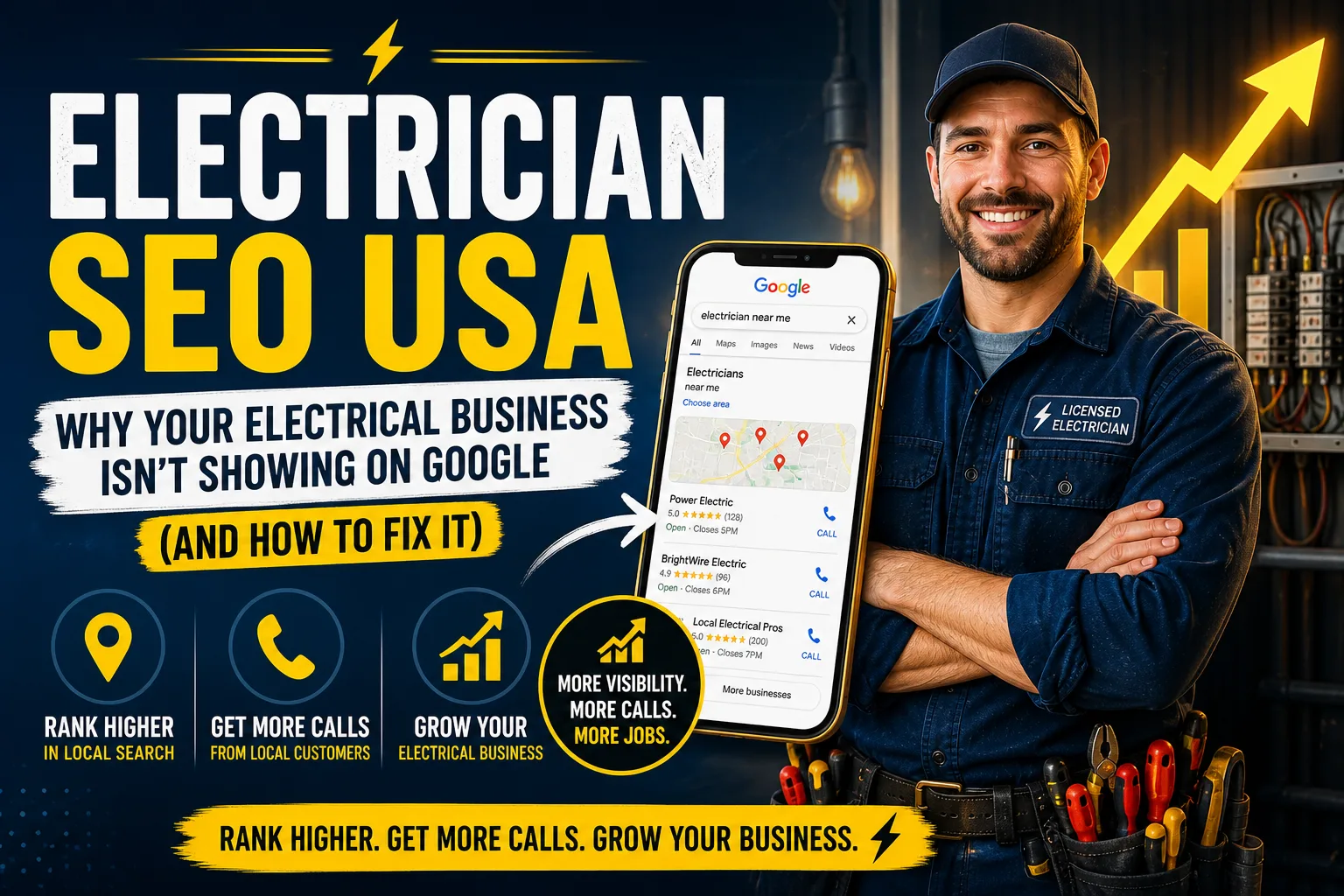 Electrician SEO USA How to Get Your Electrical Business Showing on Google and Generate More Calls