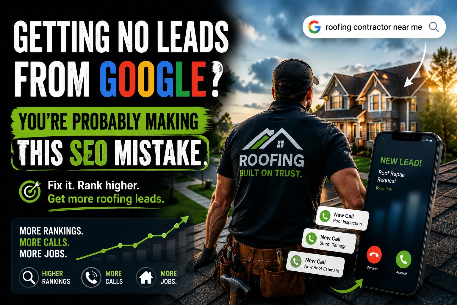 Roofer SEO USA Why Most Roofing Companies Fail to Get Leads from Google